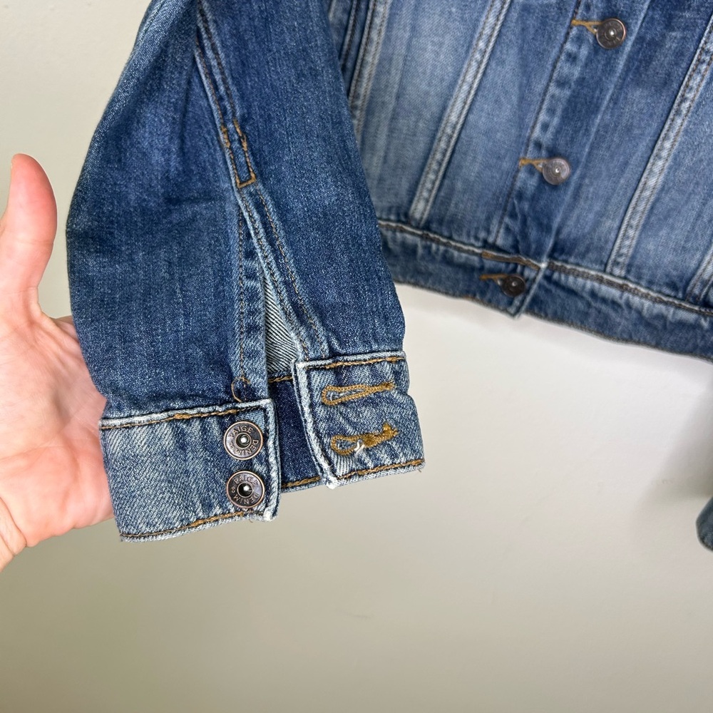 PAIGE Rowan Women’s Blue Jean Jacket Classic Design Cotten Blend Size small - Picture 6 of 7